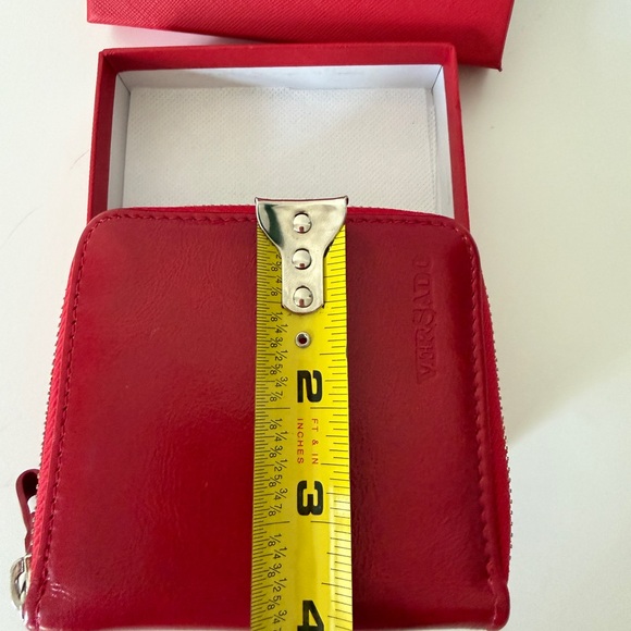 Red Leather Wallet & Card Holder - Picture 6 of 6